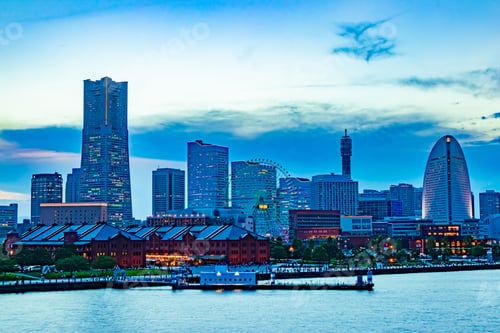 Preview: Twilight Landscape Of Yokohama Minato Mirai