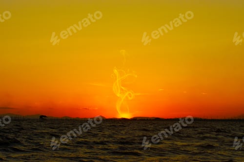 Preview: The Beauty Of The Sunset Over The Lake.