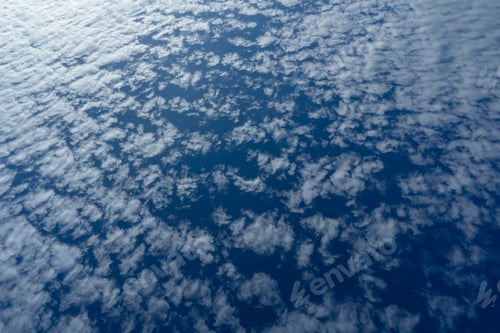 Preview: White Cloud On The Blue Sky Background.