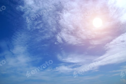 Preview: Clouds In The Blue Sky.