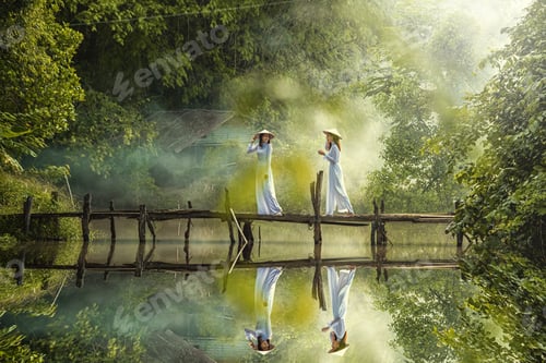 Preview: Vietnam Farmers Rice Planting And Grow Rice In The Rainy Season