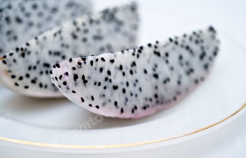 Preview: Dragon Fruit Isolated On White Background