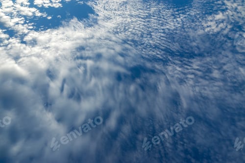 Preview: Motion Of Cirrocumulus Cloud In Blue Sky.