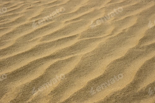 Preview: Closeup Of Sand Pattern Of A Beach In The Summer