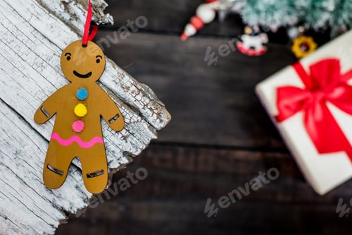 Preview: Christmas Decoration, Xmas Concept And Idea In Winter With Snow
