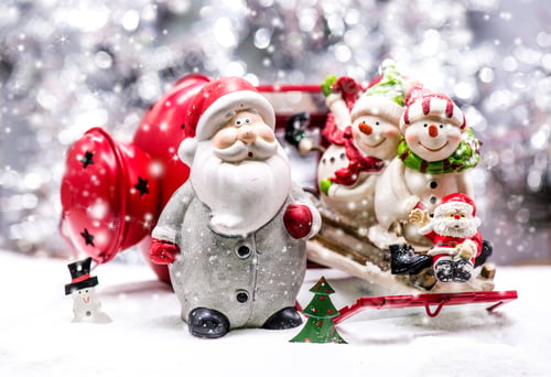 Preview: Merry Christmas And Happy New Year, Concept And Idea For Decoration