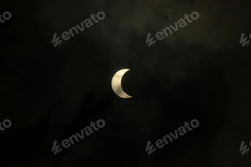Preview: Eclipse Of The Sun Behind The Dark Cloud.