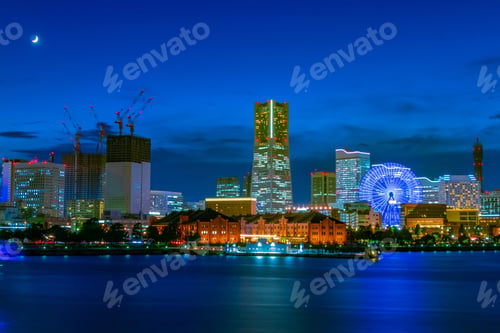 Preview: Night View Of Yokohama Minato Mirai