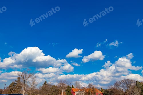 Preview: Red Roof And Blue Sky