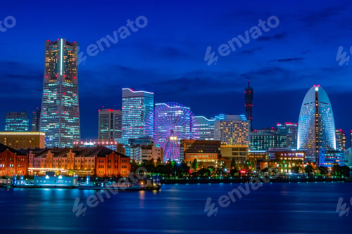 Preview: Night View Of Yokohama Minato Mirai