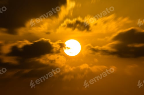 Preview: Motion Cloud With Sun On The Sky.