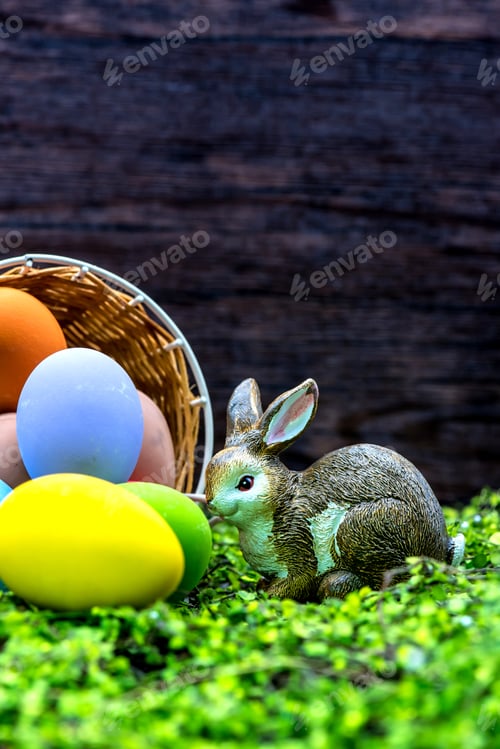 Preview: Happy Easter Day, Bunny And Egg, Christians Worldwide Celebrate