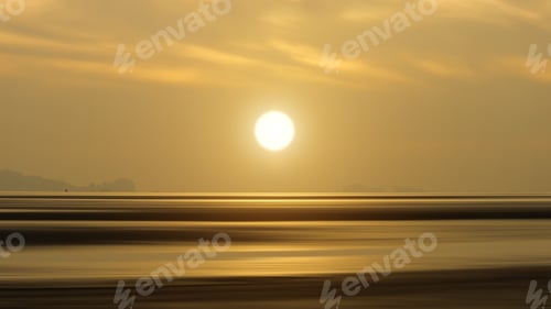 Preview: Beautiful Sunset At Andaman Sea, Thailand.