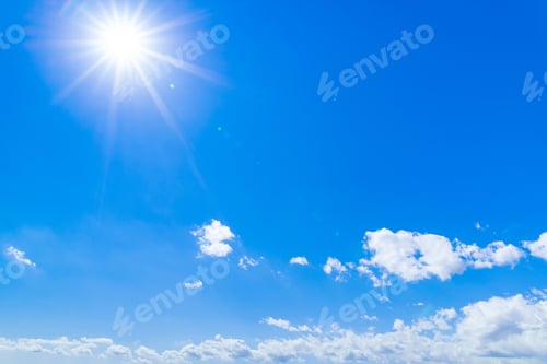 Preview: Sun And Blue Sky In Spring