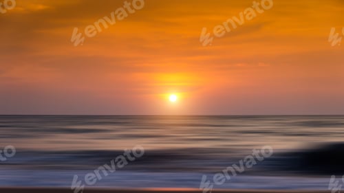 Preview: Motion Of Andaman Sea With Sunset, Thailand