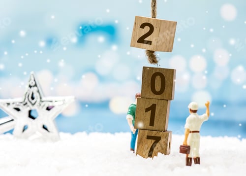Preview: Cubic With New Year On Snow