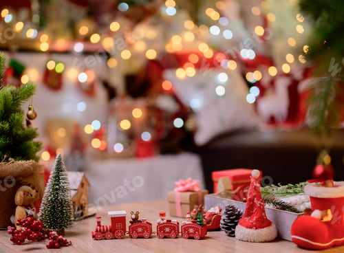 Preview: Christmas Decoration At Home. Xmas And New Year Celebration For Party On Holiday.