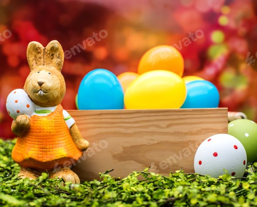 Preview: Happy Easter Day, Bunny And Egg, Christians Worldwide Celebrate
