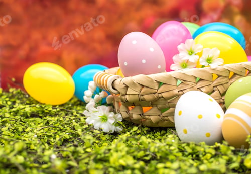 Preview: Happy Easter Day, Bunny And Egg, Christians Worldwide Celebrate