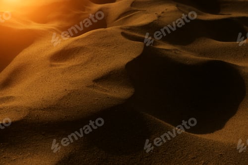 Preview: Sand Mountain Background Texture With Sunlight.