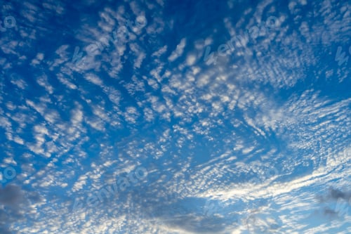Preview: White Cloud On Blue Sky With Space Background.