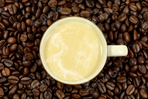 Preview: Hot Coffee In The Coffee Beans.