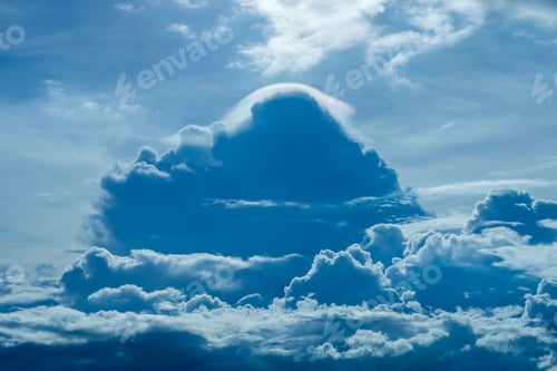 Preview: Beautiful Cloud On The Sky Background.