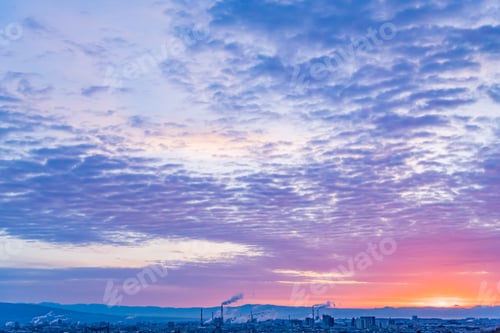 Preview: Sunrise In Fuji City, Shizuoka Prefecture