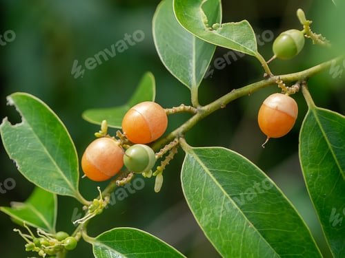 Preview: Fruit Of Olax Psittacorum (Lam.) Plant.