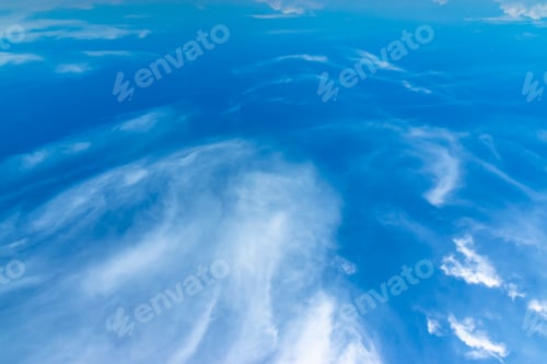 Preview: White Cloud On The Sky With Blue Sky