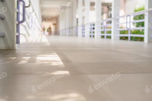 Preview: A Long Corridor Connects The Hospital Building To The Natural Sunlight And The Surrounding Trees