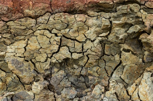 Preview: Close Up Of The Dry Clay Background. Un-Focus Image.