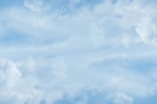 Preview: Heaven Cloud With Blue Sky Background. Un Focus Image