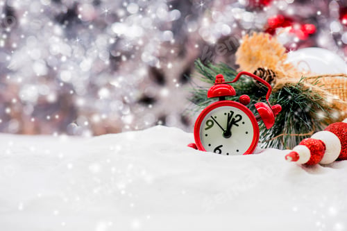 Preview: Merry Christmas And Happy New Year, Concept And Idea For Decoration