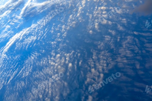 Preview: White Cloud On Blue Sky With Space Background.