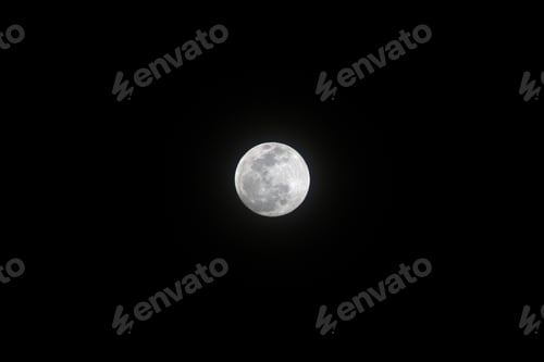 Preview: Full Moon At Visakha Bucha Day, May 2013. Photography Important Days In Buddhism.