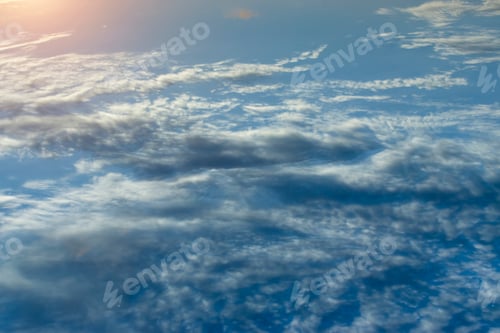 Preview: The Clouds On Blue Sky With Sunlight.
