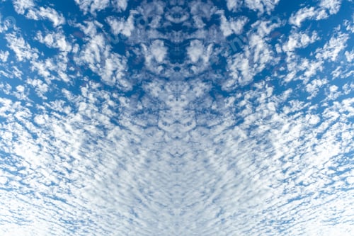 Preview: White Cloud On The Blue Sky Background.