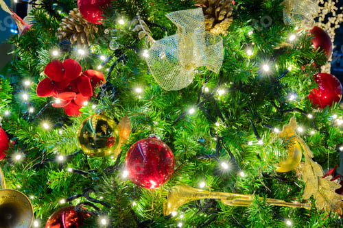 Preview: Christmas Tree In City Night