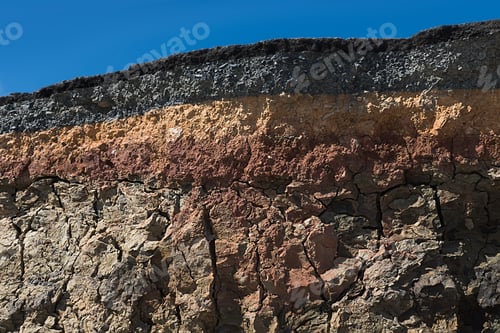 Preview: Soil And Rock Layers Of The Road