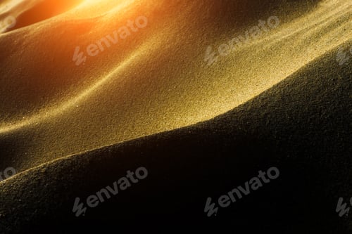 Preview: The Desert Background Texture With Light And Shadow On The Sand.