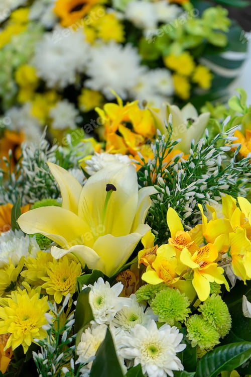 Preview: Close Up Flowers In The Wedding Background