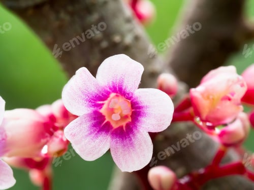 Preview: Pink Color Of Star Fruit Flower