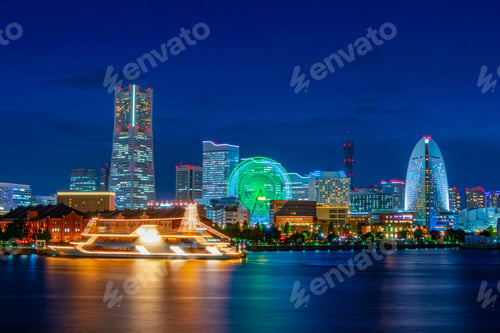 Preview: Night View Of Yokohama Minato Mirai