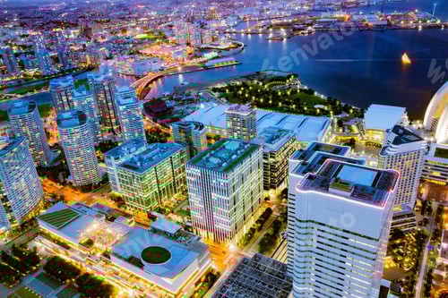 Preview: View From Minatomirai And Yokohama Seen From The Observatory