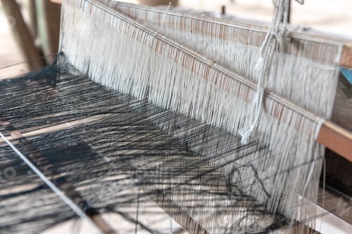Preview: Weave And Thai Silk. Activity Involving Skill In Making Things By Hand
