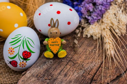 Preview: Happy Easter Day, Bunny And Egg, Christians Worldwide Celebrate