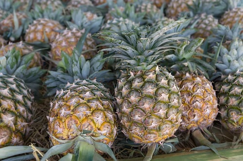 Preview: Fresh Pineapple In The Countryside Market.
