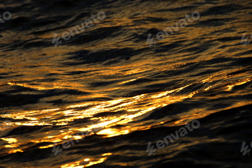 Preview: Reflection Of The Sunset On The Lake.