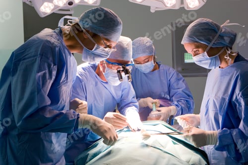Preview: A Group Of Qualified And Experienced Surgeons Performing An Operation While Taking Complete Care Of